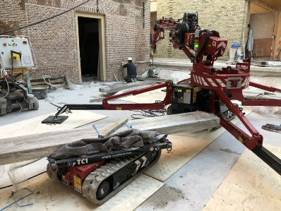 beton hijsen in renovatie / gebouw