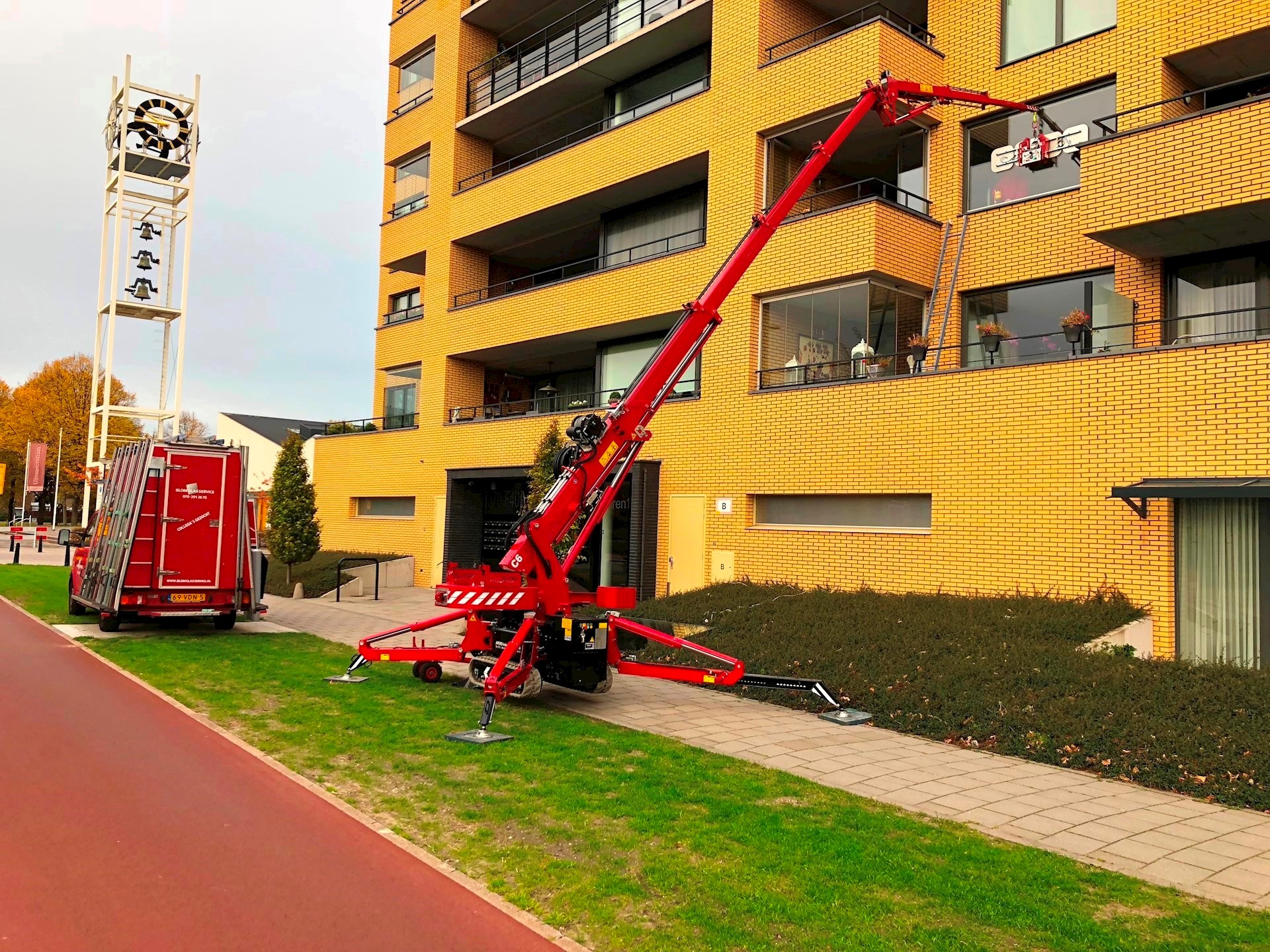 glas hijsen vacuum zuiger