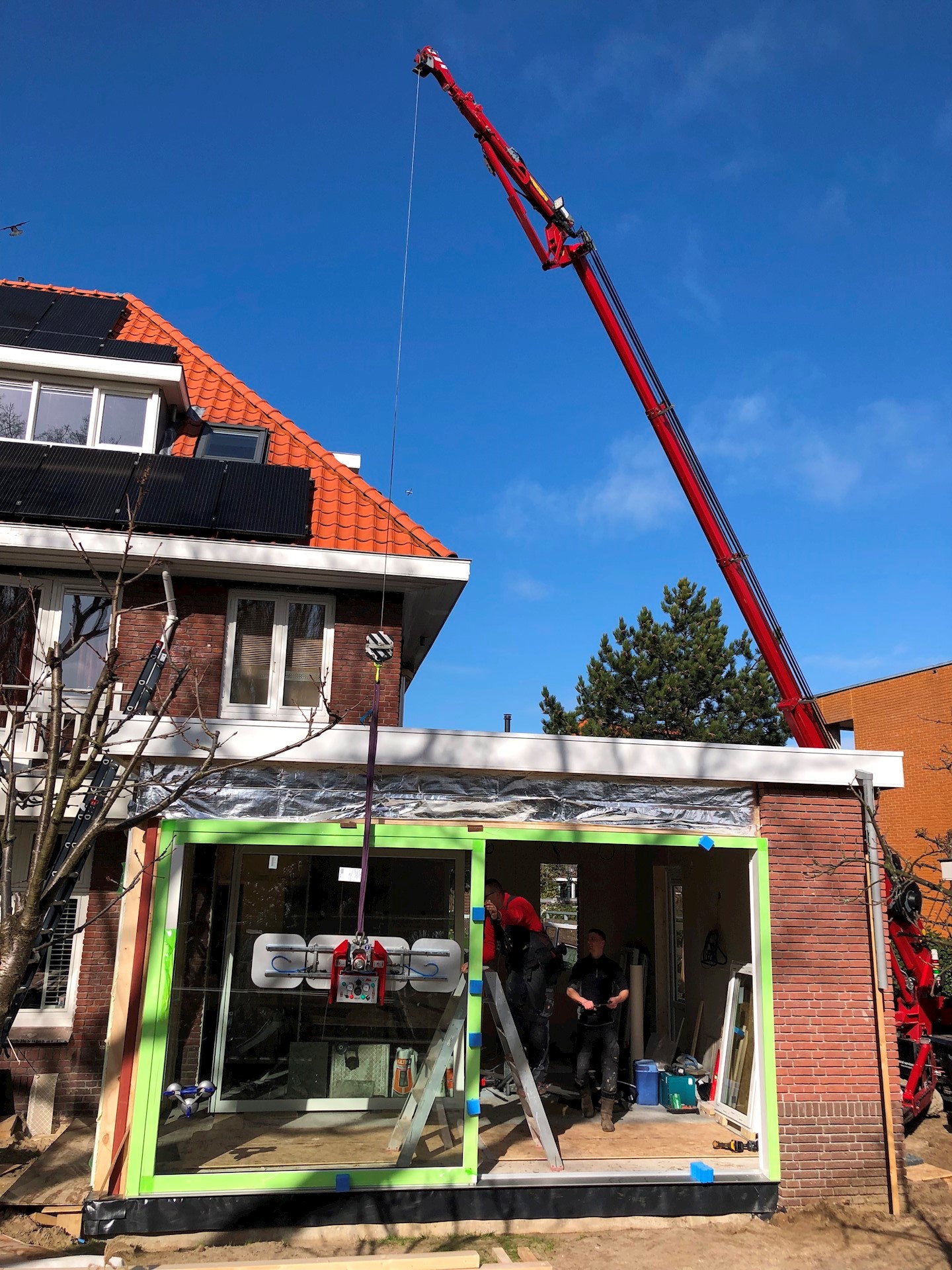 schuifpui hijsen glaszuiger