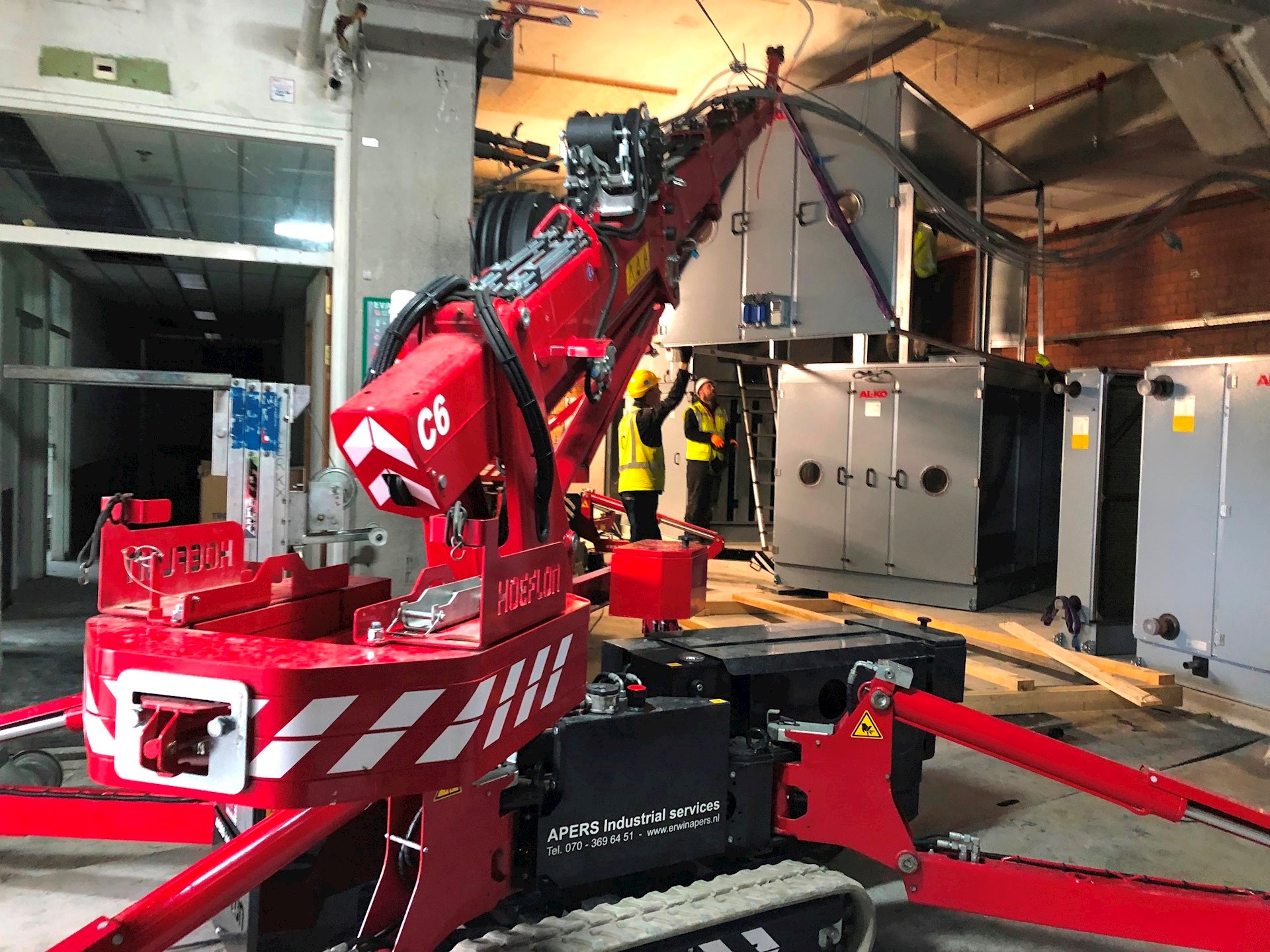 luchtbehandelingskast hijsen