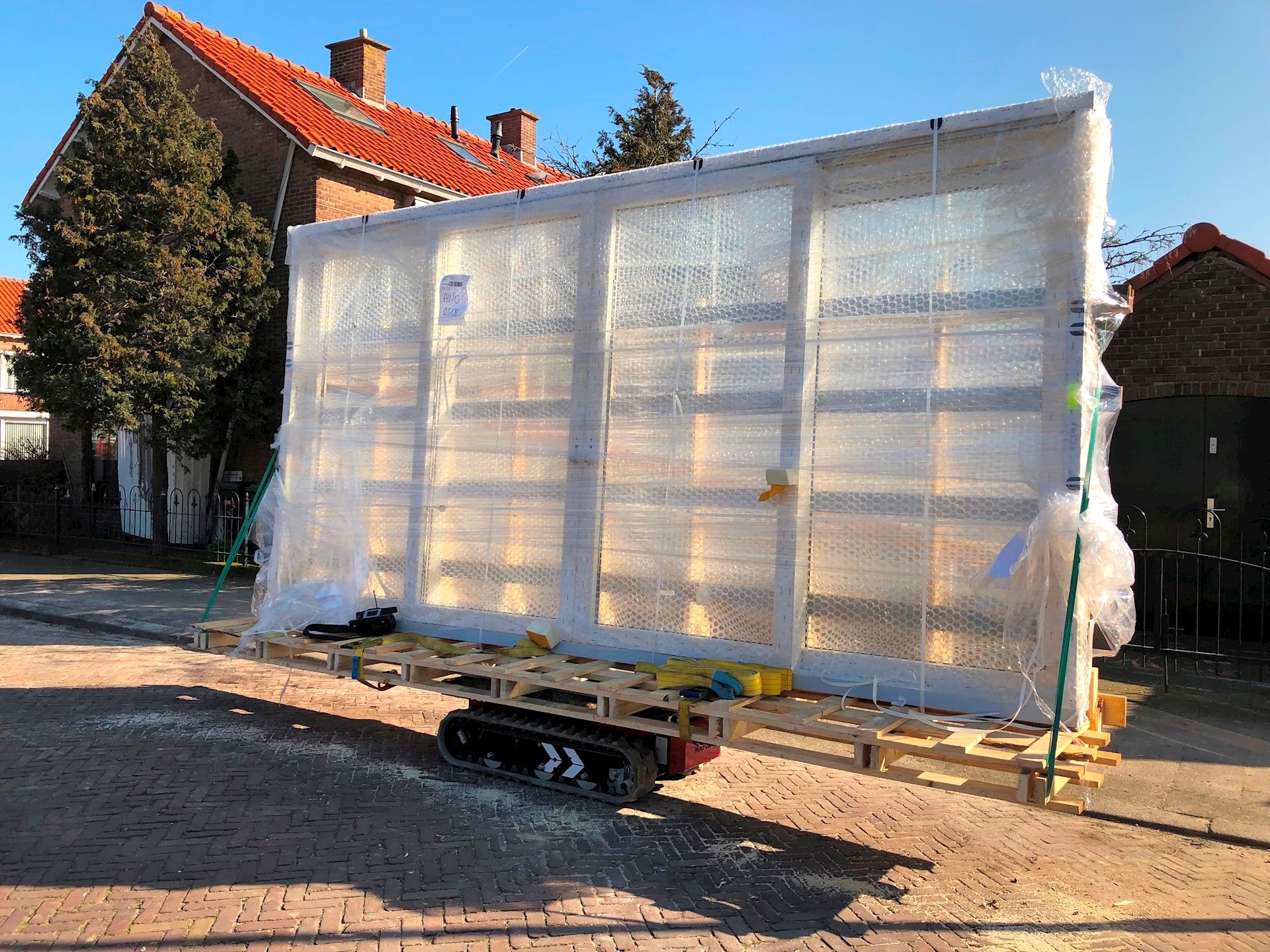 schuifpui transporteren