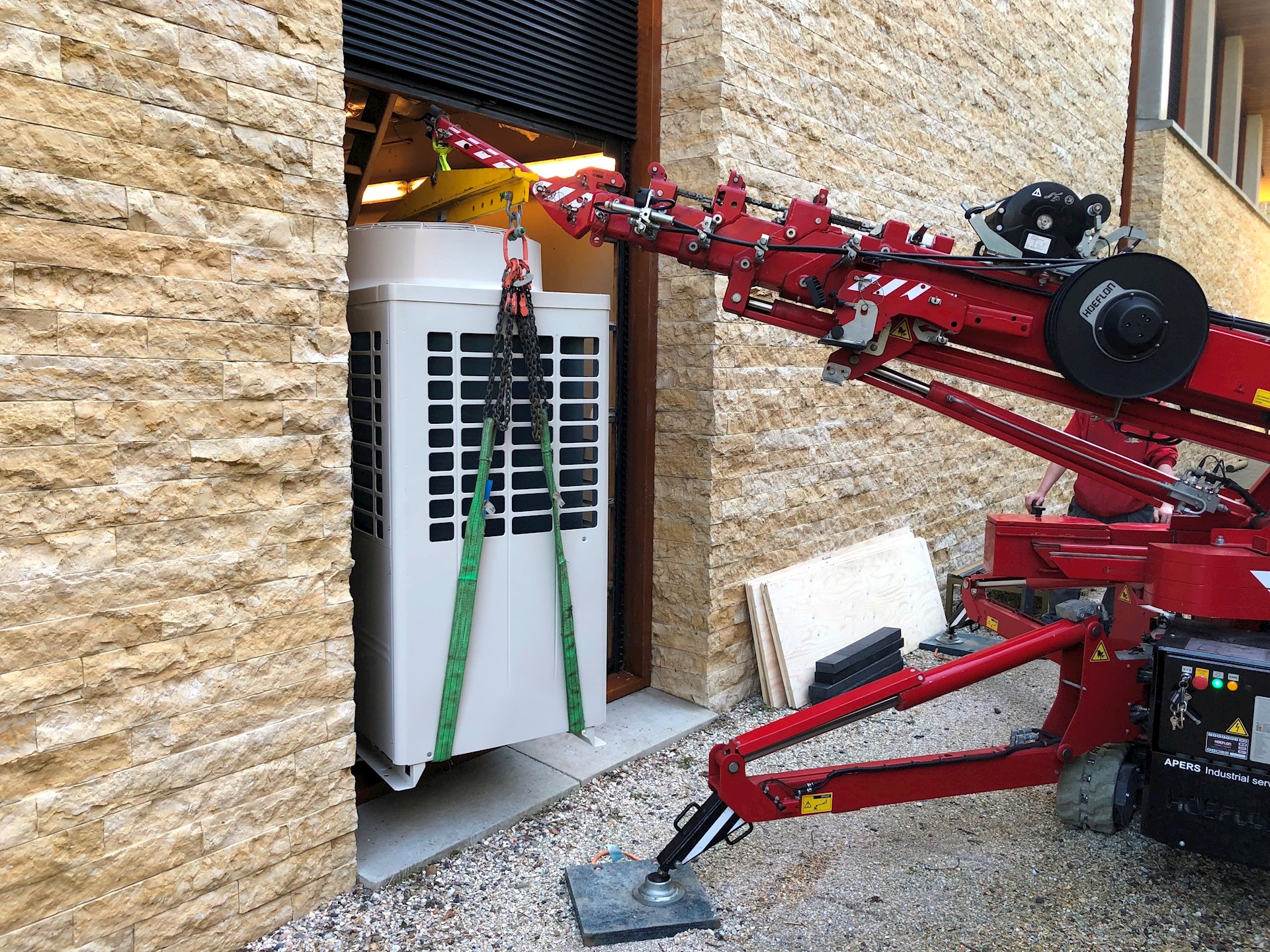 Minihijskraan c6 weinig hijshoogte evenaar