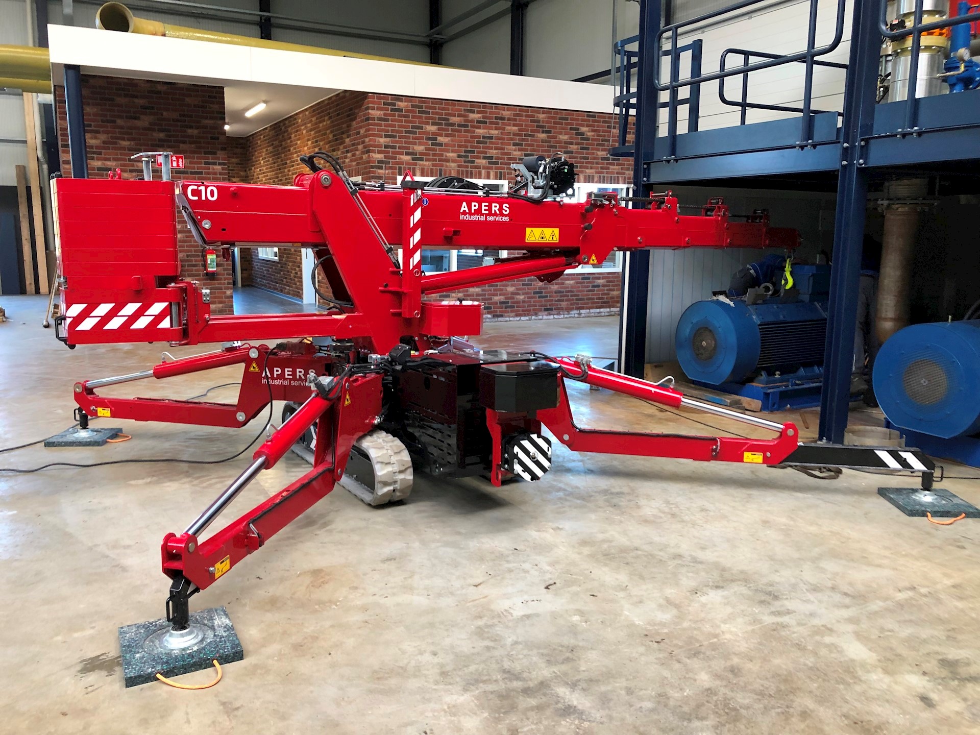 minihijskraan c10 electromotor hijsen