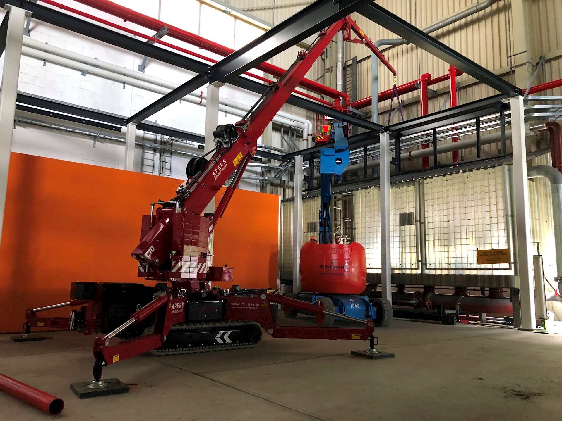 Sprinklerleiding hijsen